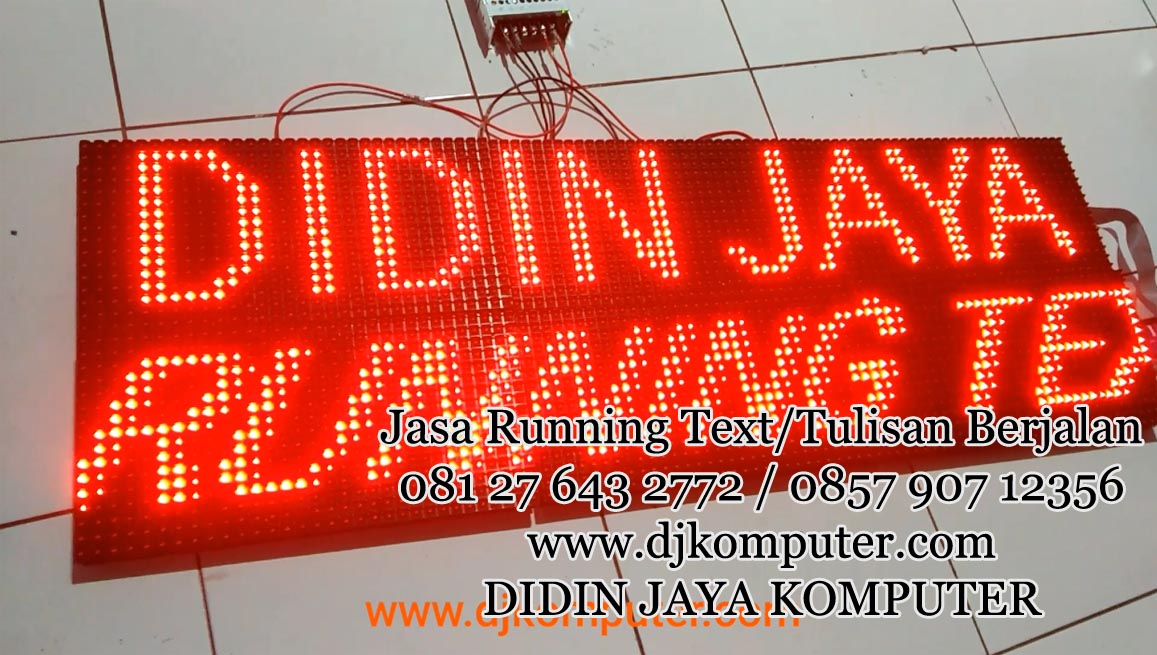 Running text dengan panjang dan lebar yang terbaik memberikan anda semakin mencintai running text yang anda inginkan.